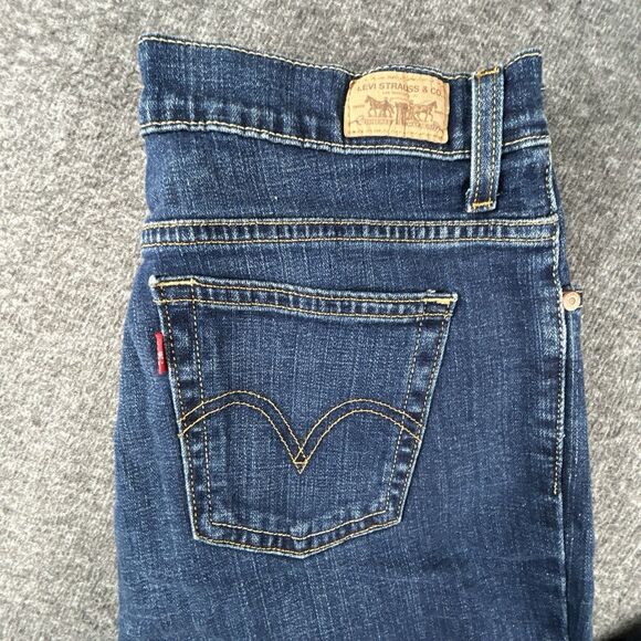 Levi's 550 Relaxed Bootcut Jeans Women's Sz 10M Regular Stretch 30x32 Blue Rider - Picture 3 of 10